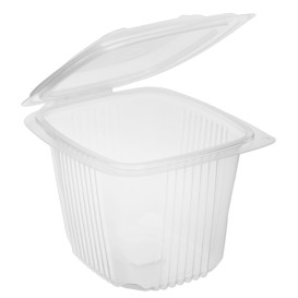 Tarrina Bisagra PP Transparente 750ml 142x123mm (50 Uds)