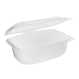 Tarrina Bisagra PP Transparente 800ml 185x135mm (50 Uds)