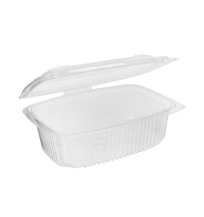 Tarrina Bisagra PP Transparente 800ml 185x135mm (50 Uds)