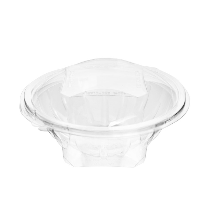 Bol Redondo Bisagra APET Transparente 600ml Ø175mm (46 Uds)