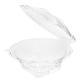Bol Redondo Bisagra APET Transparente 600ml Ø175mm (230 Uds)