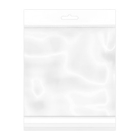 Bolsas BOPP Solapa Adhesiva y Eurotaladro 12,5x12,5cm G160 (1000 Uds)