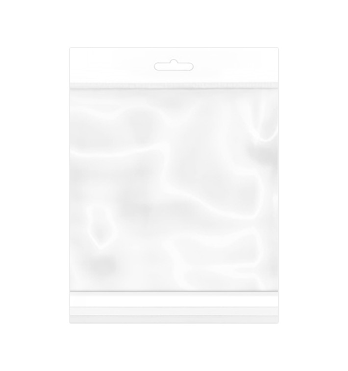 Bolsas BOPP Solapa Adhesiva y Eurotaladro 12,5x12,5cm G160 (1000 Uds)