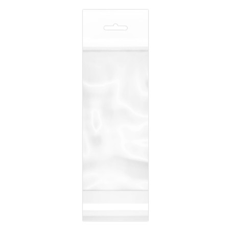 Bolsas BOPP Solapa Adhesiva y Eurotaladro 6,5x17cm G160 (100 Uds)