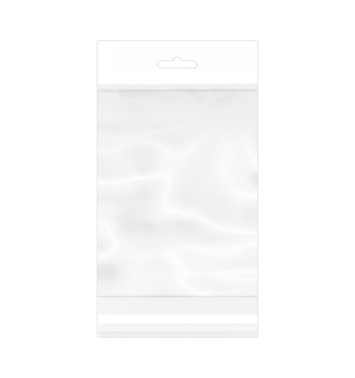 Bolsas BOPP Solapa Adhesiva y Eurotaladro 13,5x21cm G160 (1000 Uds)