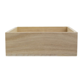 Caja para Presentación de Madera 16x15x5cm (1 Ud)