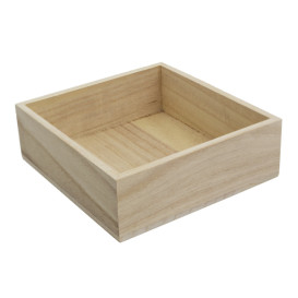 Caja para Presentación de Madera 16x15x5cm (24 Uds)