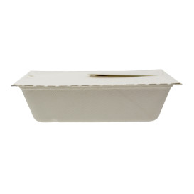 Envase Box to Go Caña de Azúcar 21x15x5cm 1000ml. (50 Uds)