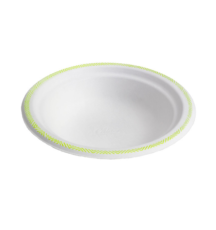 Bol de Cartón Chinet 460ml Blanco BiColor Ø18cm (125 Uds)