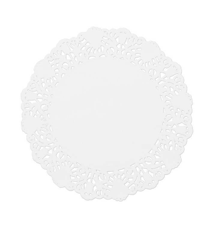 Rodal de Papel Calado Blanco Litos Ø140mm (2000 Uds)