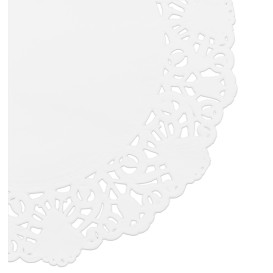 Rodal de Papel Calado Blanco Litos Ø140mm (2000 Uds)