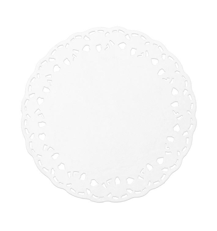 Rodal de Papel Calado Blanco Litos Ø100mm (250 Uds)
