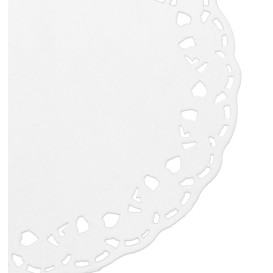 Rodal de Papel Calado Blanco Litos Ø100mm (250 Uds)