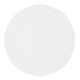 Rodal de Papel Calado Blanco Litos Ø200mm (2000 Uds)