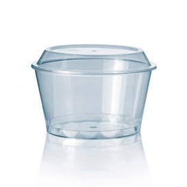Tarrina para Helados 300 ml  Transparente PS (100 Uds)