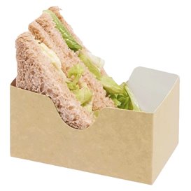 Envase para Sandwich Kraft (25 Uds)