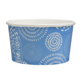 Tarrina de Cartón para Helados 6oz/175ml "Cool&Yummy" (2.000 Uds)
