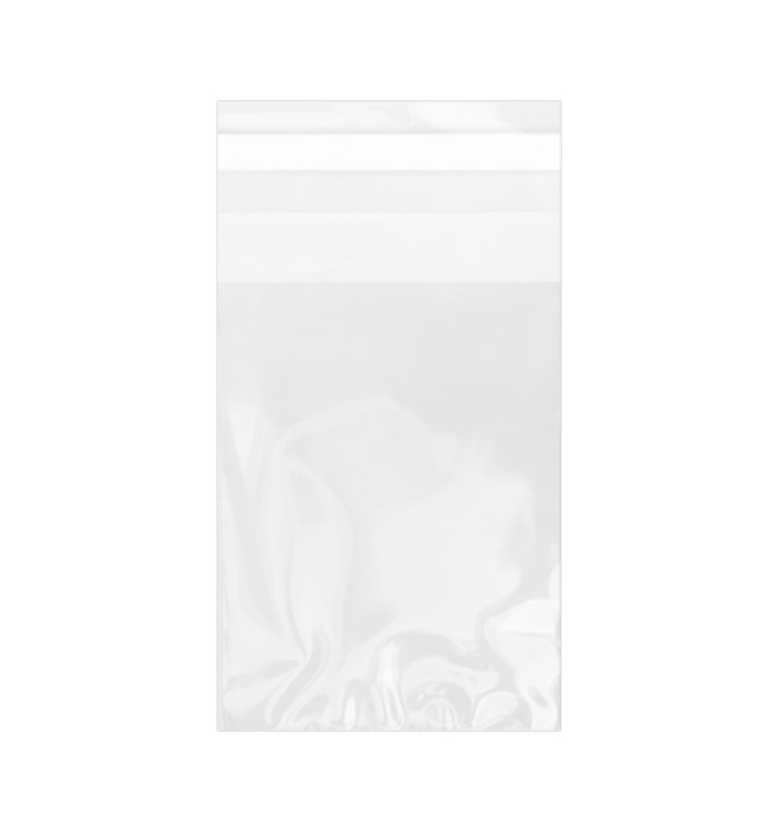 Bolsas de Plástico Biorientado con Solapa Adhesiva 7x10 cm G-160 (100 Uds)