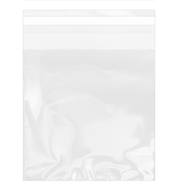 Bolsas de Plástico Biorientado con Solapa Adhesiva 14x14 cm G-160 (100 Uds)