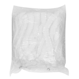 Gorro de Polietileno para Ducha Plegado Acordeón (100 Uds)