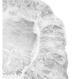 Gorro Ducha Polietileno, transparente, 50 cm diámetro