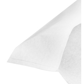 Babero Adulto con Bolsillo Blanco 36x65cm (500 Uds)