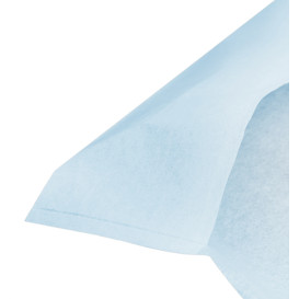 Babero Adulto con Bolsillo Azul 36x65cm (125 Uds)