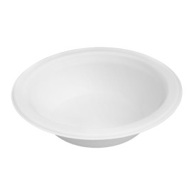 Bol Clásico Caña de Azúcar Bagazo Blanco 355ml (50 Uds)
