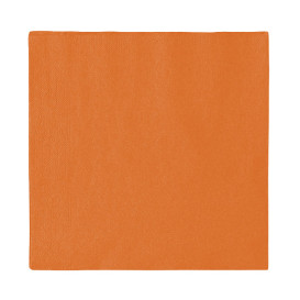 Servilleta de Papel 2 Capas Naranja 33x33cm (50 Uds)