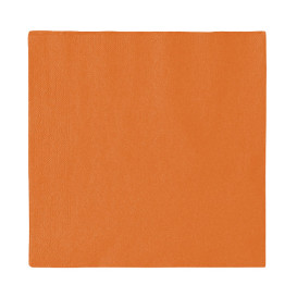 Servilleta de Papel 2 Capas Naranja 33x33cm (50 Uds)