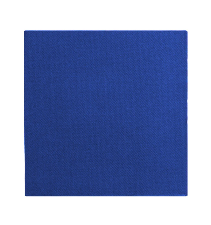 Servilleta de Papel Azul 2C Punta-Punta 33x33cm (50 Uds)