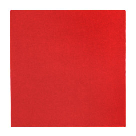 Servilleta de Papel Rojo 2C Punta-Punta 33x33cm (1.200 Uds)