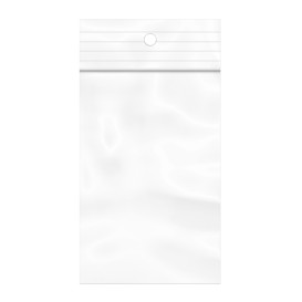 Bolsas Zip con Autocierre y Taladro Circular 4x6cm G200 (100 Uds)