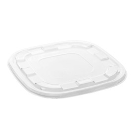 Tapa Plástico PET Transparente para Bol 36x36cm (25 Uds)