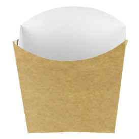 Caja Kraft para Fritas Pequeña 8,2x2,2x9cm (600 Uds)