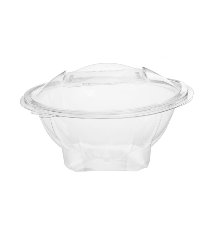 Bol Redondo Bisagra APET Transparente 750ml Ø172mm (25 Uds)