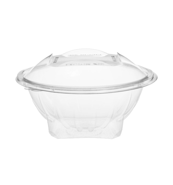 Bol Redondo Bisagra APET Transparente 1000ml Ø186mm (20 Uds)