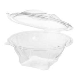 Bol Redondo Bisagra APET Transparente 500ml Ø156mm (50 Uds)