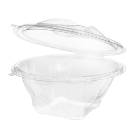 Bol Redondo Bisagra APET Transparente 750ml Ø172mm (25 Uds)