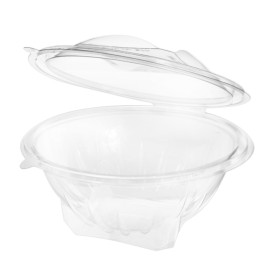 Bol Redondo Bisagra APET Transparente 1000ml Ø186mm (240 Uds)
