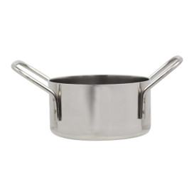 Mini Olla para Presentación de Acero Ø8x4,5cm (1 Ud)