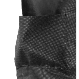 Bata Kimono en TST PP Con Cintas y Bolsillo Negro XL (100 Uds)