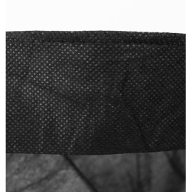 Bata Kimono en TST PP Con Cintas y Bolsillo Negro XL (100 Uds)