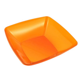 Bol PS Cristal Duro Naranja 3500ml 28x28cm (20 Uds)