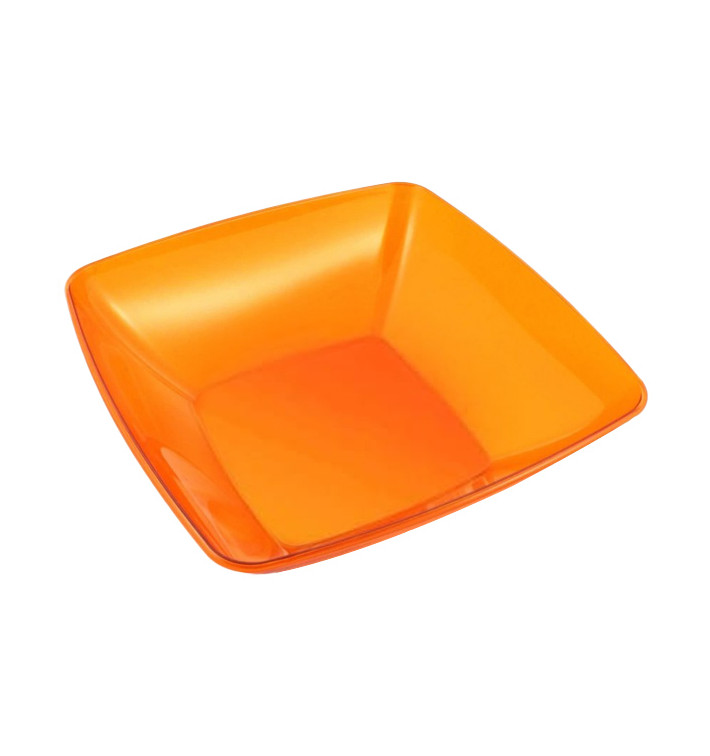 Bol PS Cristal Duro Naranja 3500ml 28x28cm (1 Uds)
