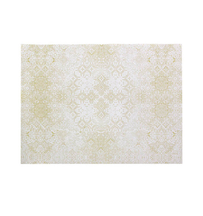 Mantel Individual Papel 30x40cm "Mosaico" Beige 40g/m² (1000 Uds)