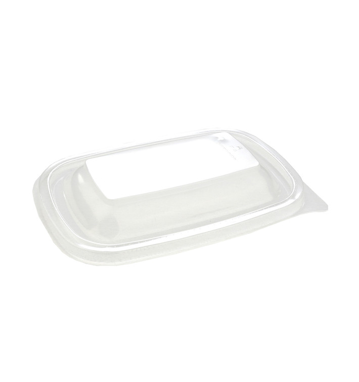 Tapa para Envase Rectangular Negro 20x13cm (50 Uds)
