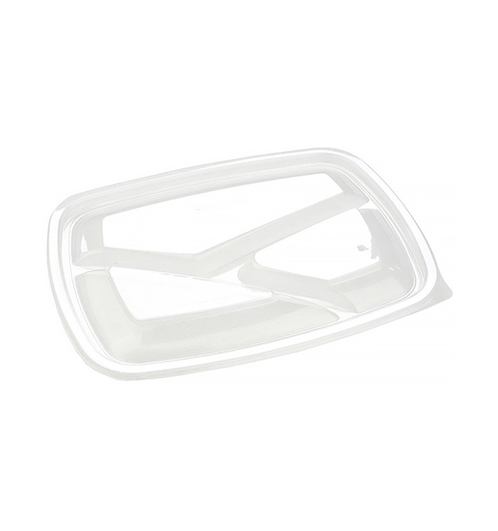 Tapa para Envase Rectangular 3C Negro 23x17cm (300 Uds)