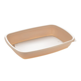 Envase de Plástico PP Crema 600ml 23x16,5cm (75 Uds)