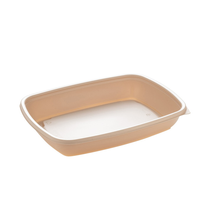 Envase de Plástico PP Crema 600ml 23x16,5cm (75 Uds)